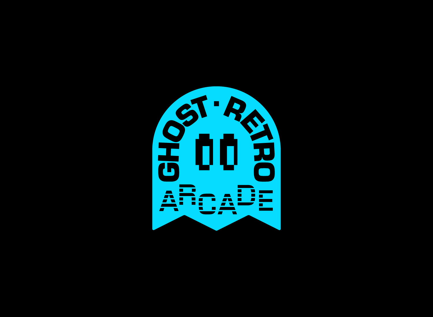 Ghost Retro Arcade Logo - Smart Business Branding